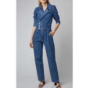 Agolde Blue Denim Jumpsuit